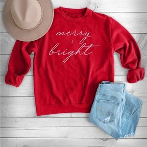 “Merry + bright” top